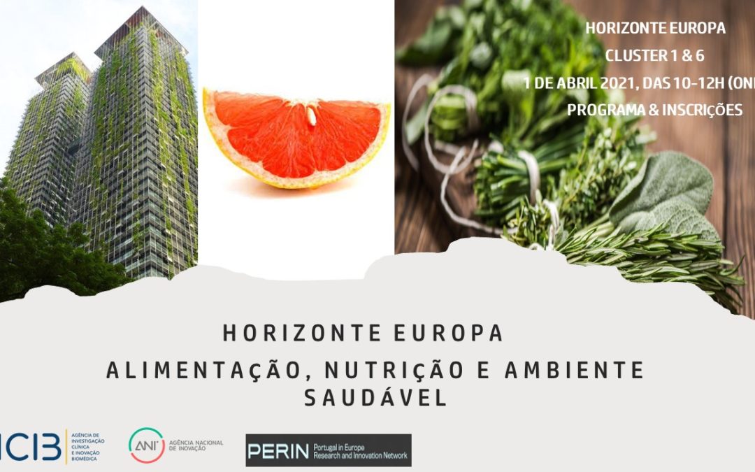 Sessão Horizonte Europa: Alimentação, Nutrição e Ambiente Saudável