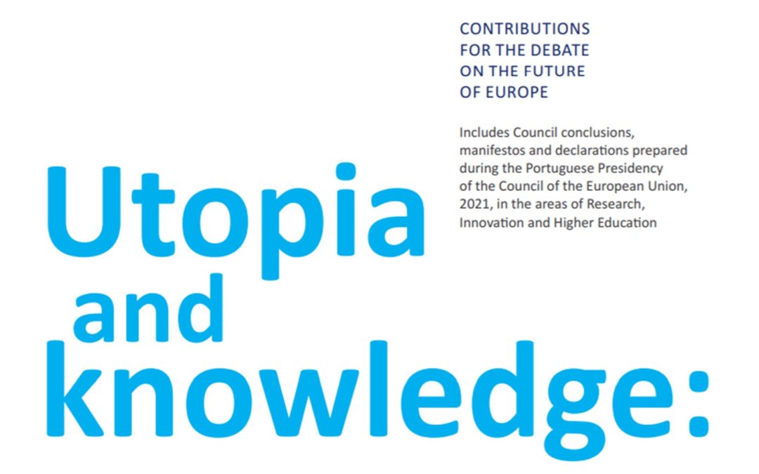 Publicação do livro “Utopia and Knowledge: contributions for the debate on the future of Europe”