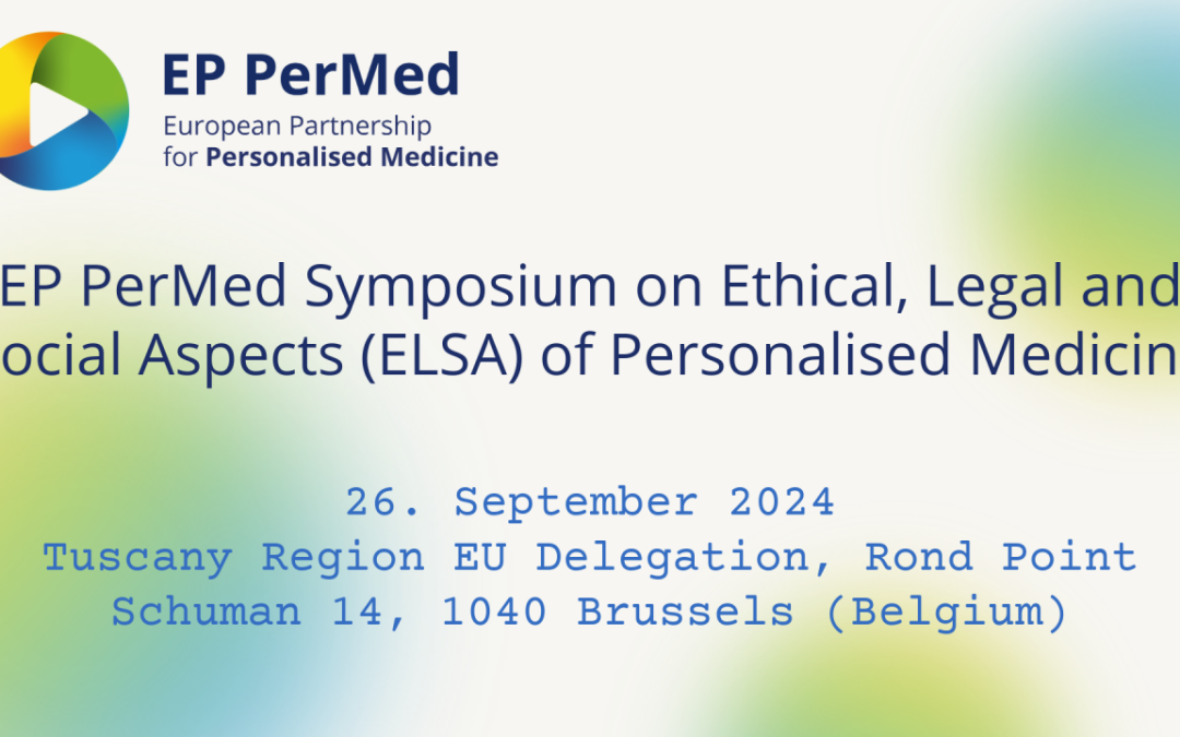 EP PerMed Symposium on Ethical Legal and Social Aspects of Personalised Medicine
