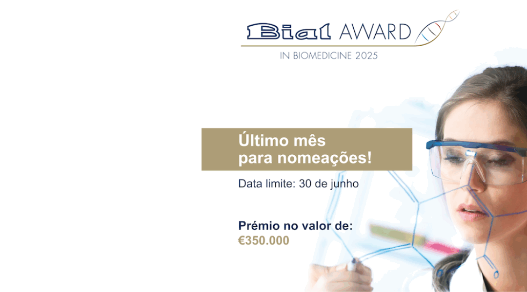 Prémio: BIAL Award in Biomedicine 2025