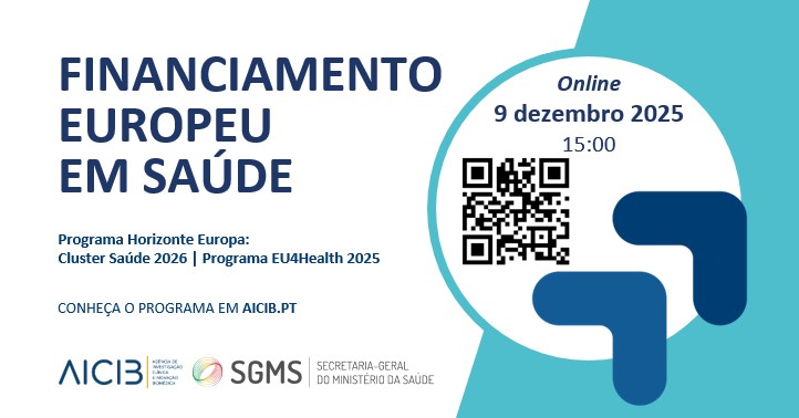 Sessão Informativa Online: “Financiamento Europeu em Saúde”