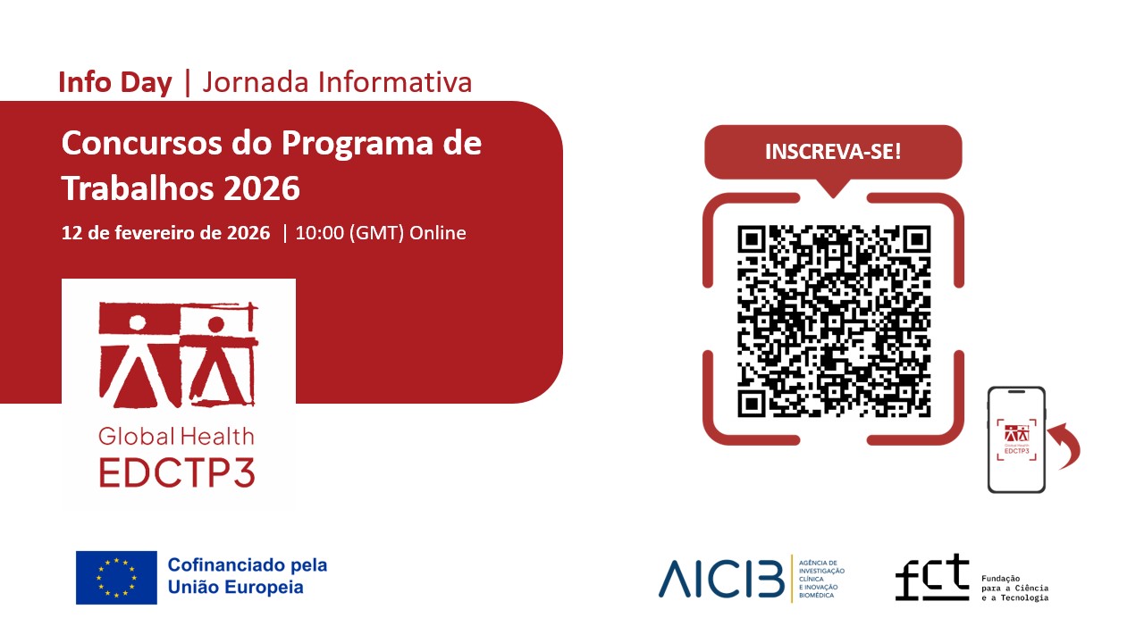 Infoday sobre Programa de Trabalhos de 2026 da Global Health EDCTP3