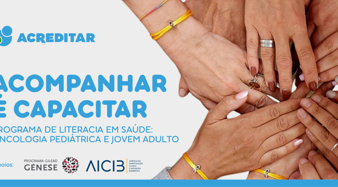 AICIB apoia o programa de literacia em saúde da Acreditar