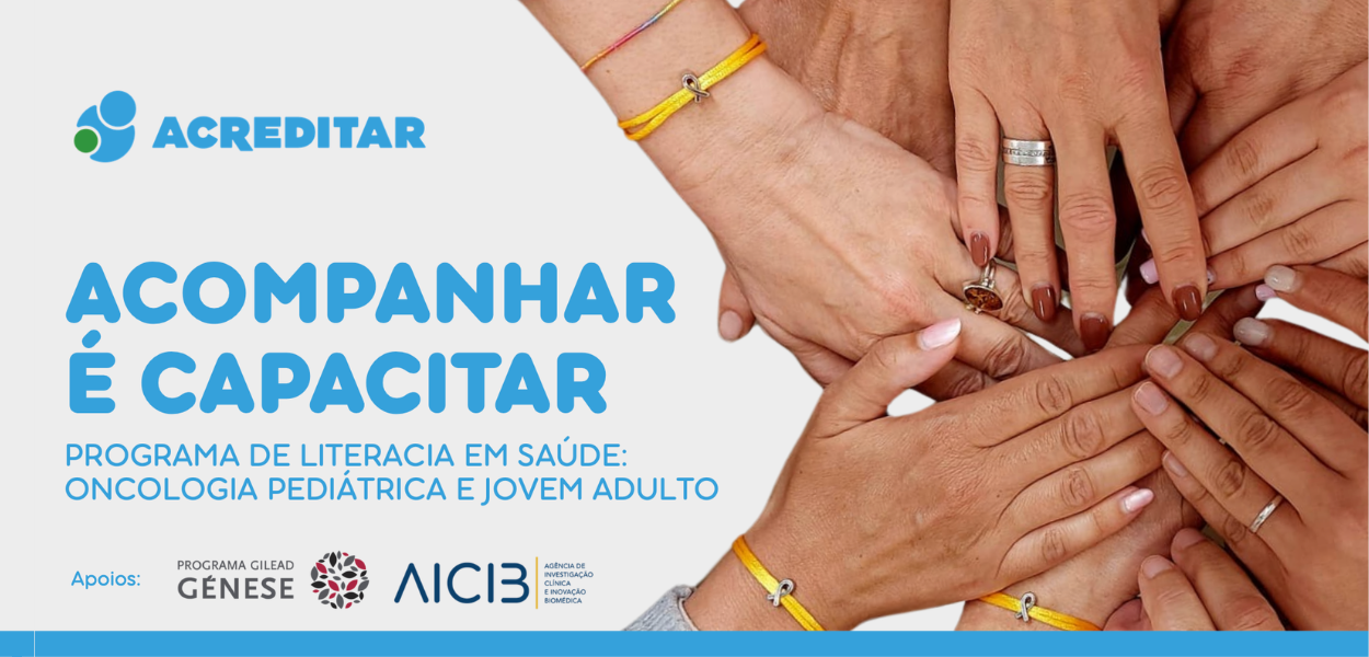 AICIB apoia o programa de literacia em saúde da Acreditar