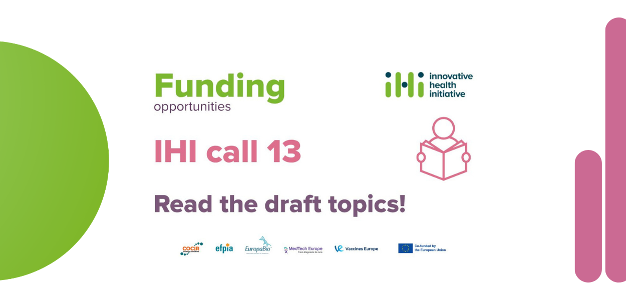 IHI Call 13 | Nova oportunidade de financiamento europeu em saúde
