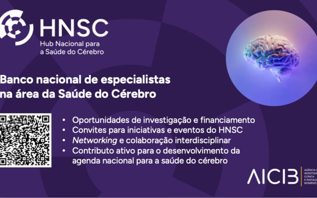 O Hub Nacional para a Saúde do Cérebro lança banco nacional para especialistas!
