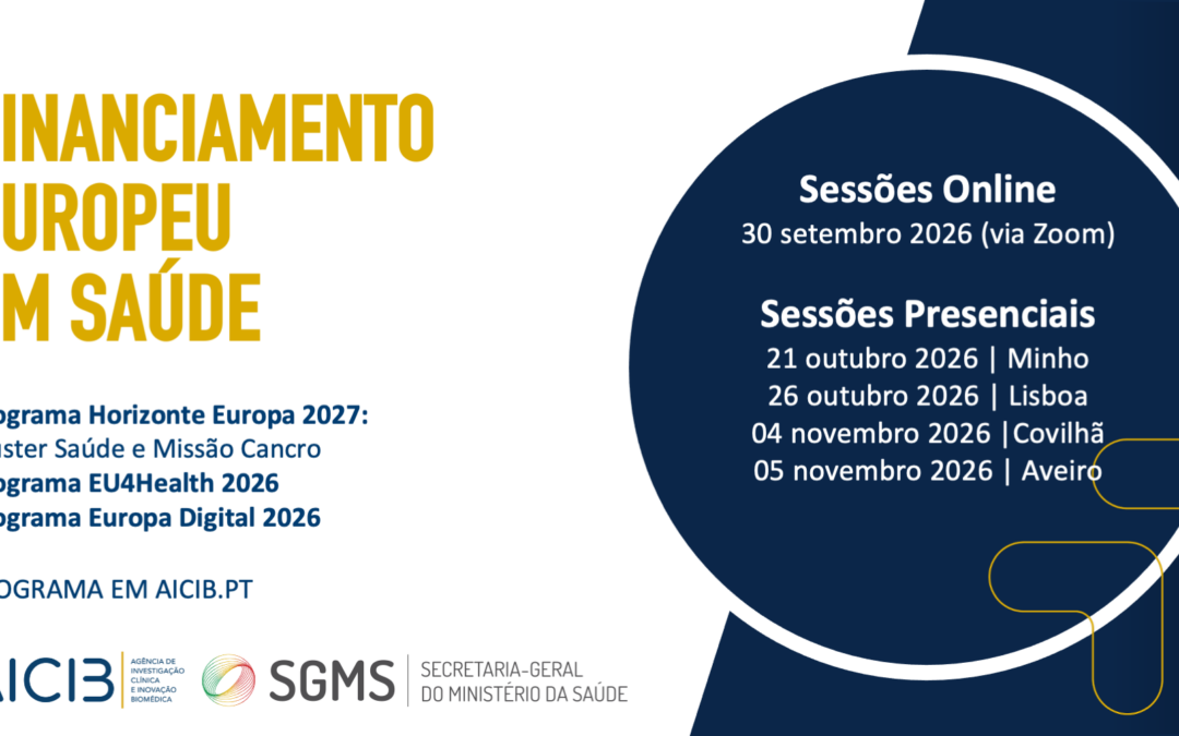 Sessões Informativas sobre Financiamento Europeu em Saúde 2026/2027