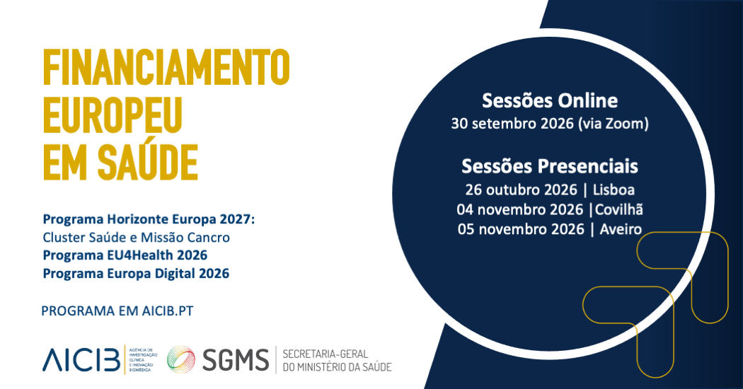 Sessões Informativas sobre Financiamento Europeu em Saúde 2026/2027