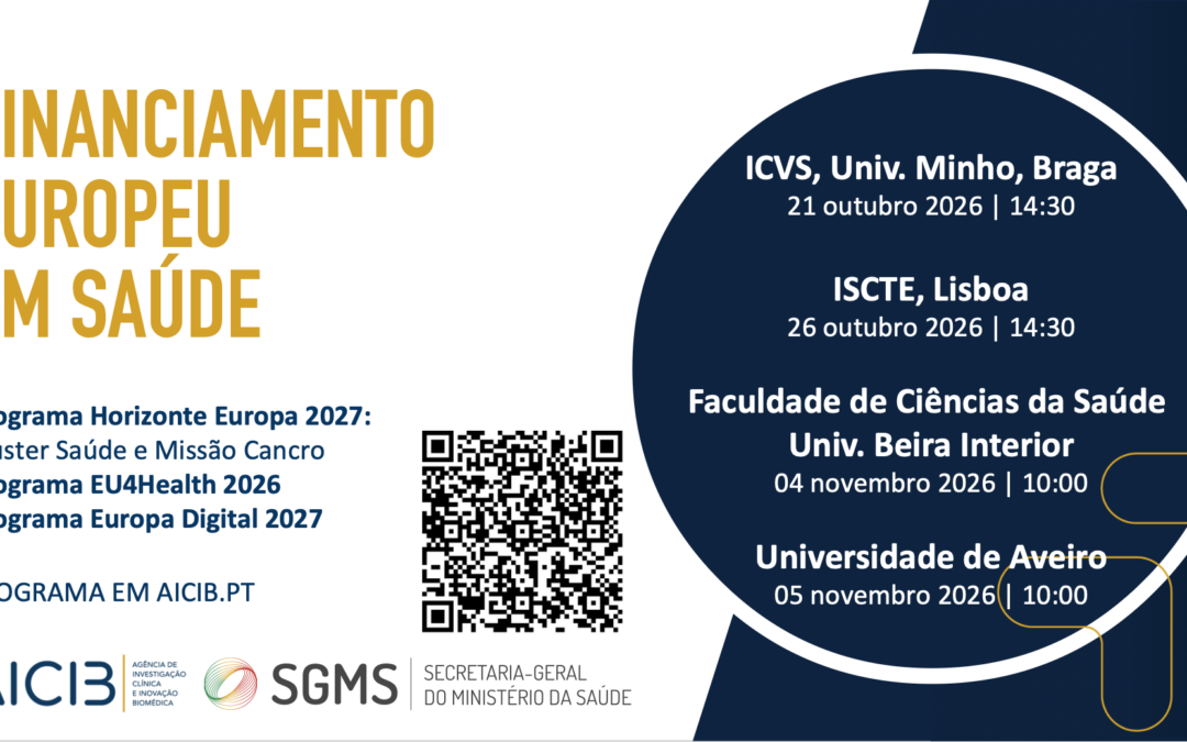 Sessões Informativas sobre Financiamento Europeu em Saúde 2026/2027